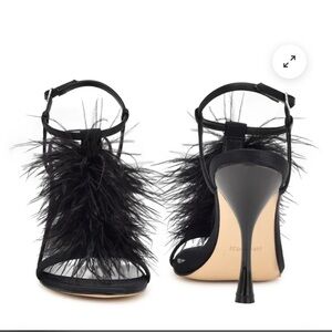 Brand new only tried on one foot. Nine West Million Ankle Strap Heeled Sandals